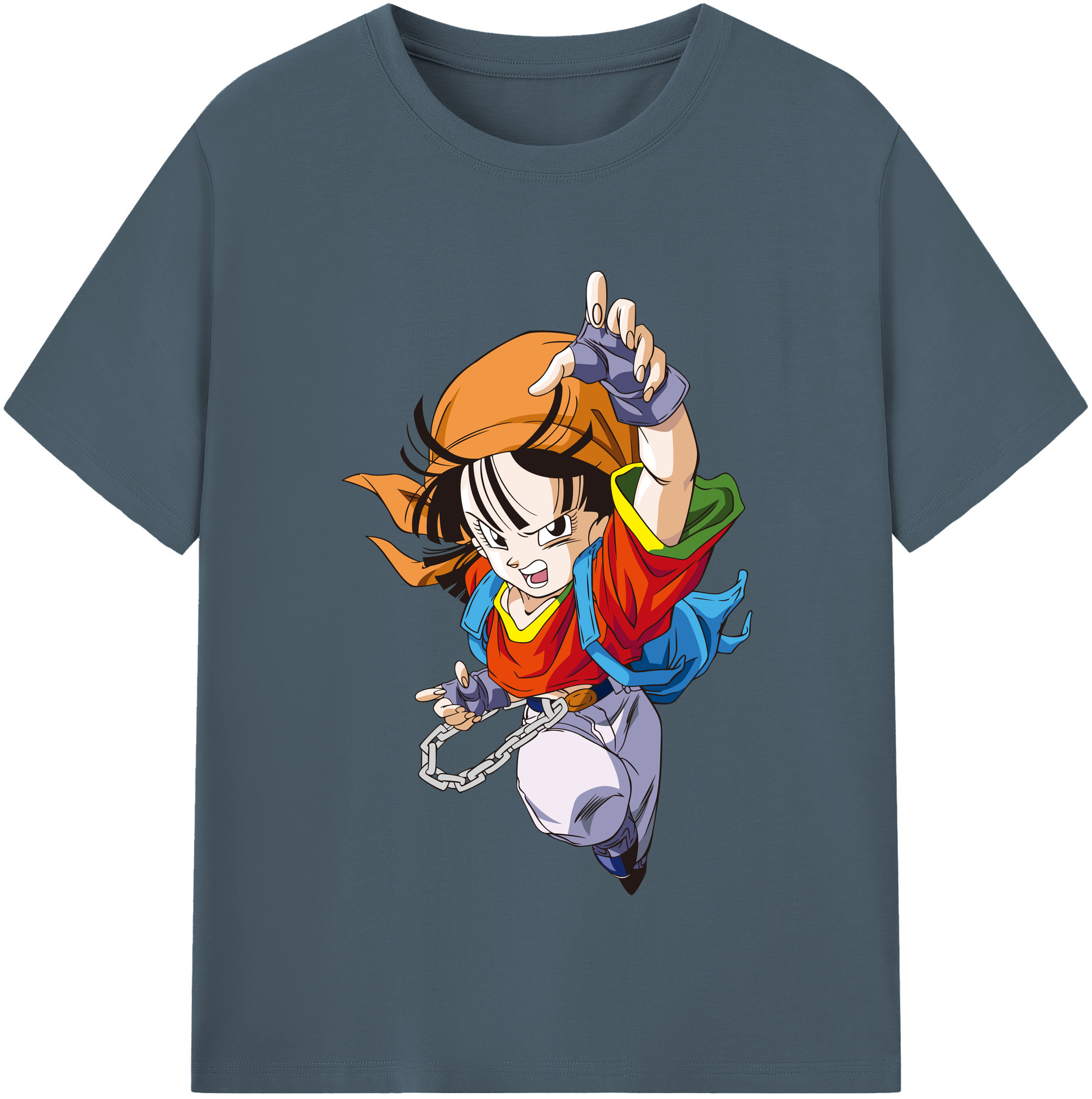 （画像用） ドラゴンボール パン DRAGON BALL Pan 綿100％半袖Tシャツ（フロントプリント）